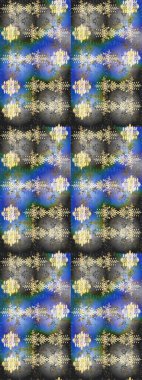 Raster illüstrasyonu. Gri, mavi ve nötr renklerde kar tanelerinden oluşan kış deseni. Düz yatıyordu. Kış konsepti.