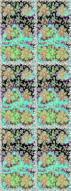 Kusursuz klasik altın desen. Tarafsız ve altın elementli yeşil renklerde altın desen. Raster geleneksel oryantasyon süsü.