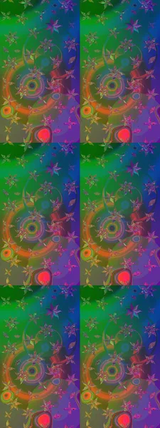 Hoş bir çiçek geçmişi var. Küçük bir çiçekte eskiz deseni. Raster illüstrasyonu. Güzel kumaş deseni.