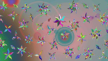 Küçük, nötr ve gri renkte güzel bir besin torbası deseni, çiçekler. Millefleur 'lar. Tekstil, kumaş, kapaklar, duvar kağıtları, baskı, paket, koleksiyon defteri, örgü, dekupaj için çiçek arkaplanı.