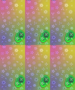 Renkli Yaz Temalı eskiz kalıbı. Sevimli çiçek raster deseni. Düz Çiçek Elementleri Tasarımı. Tarafsız renklerde çiçekler.