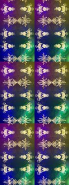 Noel için tatil tasarımı, yeni yıl moda baskıları. Kar tanelerinin soyut arkaplanlı Noel arkaplanı. Raster illüstrasyonu. Güzel tasarım. Altın kar taneleri.