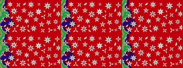 Çiçekli bahar çiçekleri. Küçük çiçekte güzel bir desen. Küçük renkli çiçekler. Moda baskıları için zarif bir şablon. Motley illüstrasyonu. Çizim.