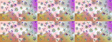 Tarafsız ve gri renkler üzerine çiçek desenli çizimler, el yapımı papatyalar, papatyalar. Tekrarlanan çiçek arkaplanı, zarif nötr ve gri çiçek duvar kağıdı.