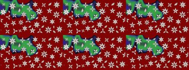 Raster suluboya çiçek deseni, narin çiçekler, kırmızı ve nötr çiçekler, tebrik kartı şablonu. Güzel kumaş deseni.