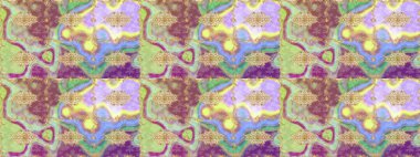 Raster eskiz deseni altın antika ortaçağ dekoratifi yapraklar ve altın desenli süslemeler ile tarafsız renklerde. Kraliyet lüksü, altın barok kumaş rengi..