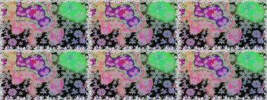 Raster Hip kumaş deseni. Kusursuz Vintage Çiçek Deseni.