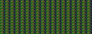 Raster deseni. Küçük çiçekteki sevimli çiçek deseni. Raster illüstrasyonu. Yumuşak, yaz çiçekleri yeşil renklerde.