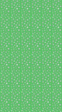 Şirin çiçekli, desenli, yeşil renkli bir eskiz deseni. Tekstil için suluboya eskiz deseni. El çizimi çiçek çizimi deseni (fayans)).