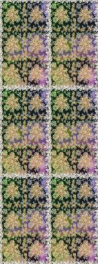 Oriental raster klasik gri, nötr ve altın desenli. Raster illüstrasyonu. Kusursuz soyut arkaplan.