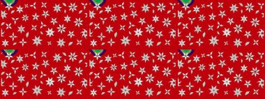 Çiçekli bahar çiçekleri. Küçük çiçekte güzel bir desen. Küçük renkli çiçekler. Moda baskıları için zarif bir şablon. Motley illüstrasyonu.