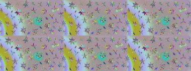 Raster - stok. Tarafsız ve gri çiçekli eskiz deseni, suluboya çiçek deseni, şirin çiçek, duvar kağıdı, kart veya kumaş için fayanslı.