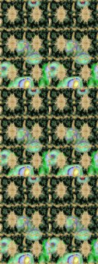 Eskiz öğesi ahşap oyma. Klasik mobilya tarzı. Yeşil renkli ve altın elementli desen. Patina. Lüks mobilyalar. Altın kaplamalı yeşil fon. Oyma. Küçük alan derinliği.