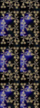 Renkli elementlerle Raster ilginç desen.