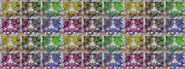 Tarafsız renklerde çiçekler. Gömlek baskısı için çiçek boyası. Çiçeksiz desenli arka plan.