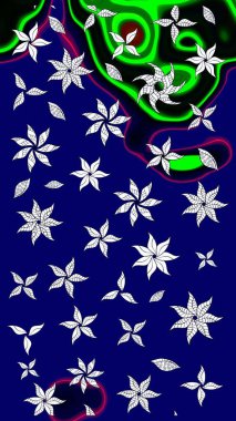 Renkli Bahar Teması eskiz kalıbı. Düz Çiçek Elementleri Tasarımı. Raster güzel kumaş deseni çiziyor. Çiçek deseni.