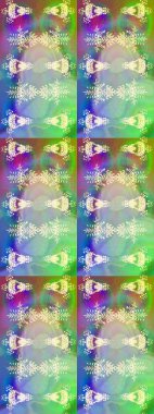 Üzerinde altın rengi kar taneleri olan bir Noel kartı. Kış kartı Mutlu Noeller, Yeni Yıl ve Mutlu Tatil Raster çizimleri. Kar taneleri arkaplanı.