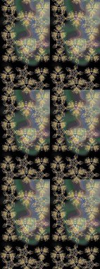 Vadinin çiçekleri siyah renklerde. Suluboya, elle çizilmiş. Raster - stok. Taslak arkaplan deseni.