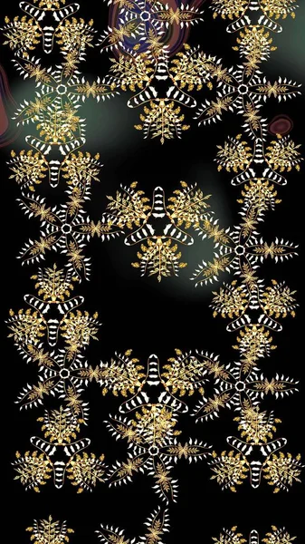 Küçük siyah çiçeklerle oldukça eski bir besin torbası deseni. Tekstil, kumaş, kapaklar, duvar kağıtları, baskı, paket, koleksiyon defteri, örgü, dekupaj için çiçek arkaplanı..