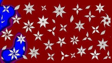 Kırmızı ve nötr renkte güzel çiçekli eskiz deseni, suluboya çiçek deseni, duvar kağıdı, kart veya kumaş için fayanslı. Raster..