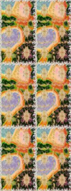 Şık bir grafik desen. Kahverengi ve bej renklerde altın elementler. Duvar kâğıdı barok, İspanyol kumaşı. Çiçek deseni. Kusursuz raster arkaplanı.