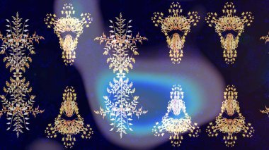 Raster illüstrasyonu. Küçük çiçekli şirin bir desen. Çiçek ve yapraklı çiçek deseni.