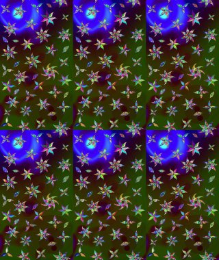 Nazik, narin çiçek arkaplanı. Kahverengi renkli çiçekler. Raster çiçek desenli ve çiçekli..