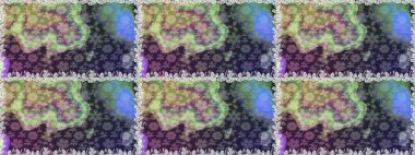 Küçük çiçekteki sevimli çiçek deseni. Varicologray raster kusursuz çizim. Birçok gri soyut çiçekli tropik, pürüzsüz desen.