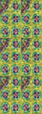 Renkli elementlerle Raster ilginç desen.