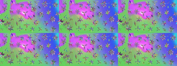 Karalama çiçekleri çizim kalıbı. Raster deseni. Violet ve yeşil el çizimi desen. Sanat ilham verici ve yeşil stil çiçekler ve arka plan bırakır.