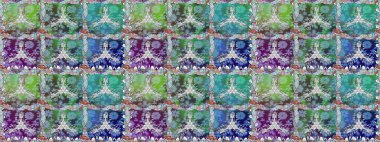 Kusursuz Vintage Çiçek Deseni. Raster Kalça dokusu deseni.