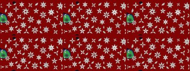 Küçük çiçekli yay deseni çiz. Suluboya stilinde kırmızı ve nötr renklerde. Raster illüstrasyonu.