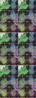 Küçük renkli çiçekler. Küçük çiçekte güzel bir desen. Motley illüstrasyonu. Gri çiçekli bahar çiçekleri. Moda baskıları için zarif bir şablon.