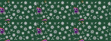 Çizim çiçek deseni duvar kağıdı, web sitesi arka planı, ambalaj kağıdı, davetiye, broşür, afiş veya web sitesi için kullanılabilir. Parlak elementlerin. El çizimi Raster illüstrasyonu.