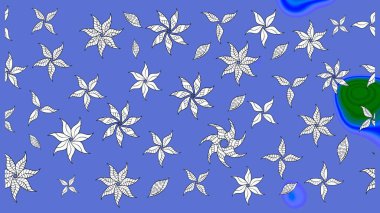 Küçük mavi çiçekli oldukça eski bir besin torbası deseni. Tekstil, kumaş, kapaklar, duvar kağıtları, baskı, naylon, koleksiyon defteri, örgü, dekupaj için güzel bir eskiz. Millefleurlar.