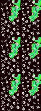 Güzel kumaş deseni. Doodle çiçekler ve dalları, otlar ve çiçekler. Raster Illustration. El çizilmiş.