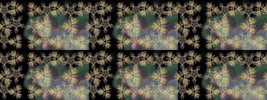 Vadinin çiçekleri siyah renklerde. Suluboya, elle çizilmiş. Raster - stok. Taslak arkaplan deseni.