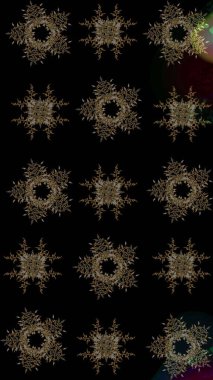 Kar taneleri deseni. Raster Noel soyut renkli arka plan ve tatlı kar tanesi. Raster illüstrasyonu. Şirin desen. Noel Kar Taneleri Arkaplanı.