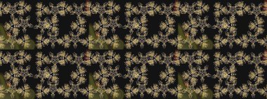 Renkli elementlerle Raster ilginç desen.