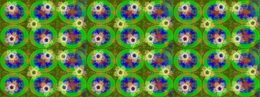 Yeşil, mavi ve kahverengi renklerde izole edilmiş. Kış kar tanesi. Kar Tanesi Raster illüstrasyonu. Kar Tanesi Simgesi.