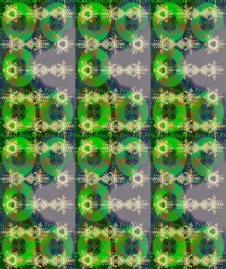 Kar taneleri deseni. Raster kar taneleri arka planda. Raster illüstrasyonu. Soyut kar taneleri arkaplanda izole edilmiş düz dizayn. Kar tanesi renkli desen.