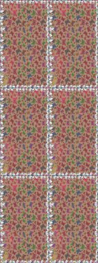 Raster illüstrasyonu. Web sayfası geçmişleri, duvar kağıtları, tekstil ve yüzey dokuları için mükemmel. Kusursuz desen. Bej ve kahverengi arka planda suluboya kelebekler. Raster..