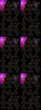 Raster Noel soyut renkli arka plan ve düşen kar tanesi. Noel süslemeleri ve Noel süslemeleri.