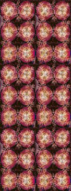 Noel ve yeni yıl moda baskıları için tatil tasarımı. Kırmızı, kahverengi ve bej kar taneleri. Raster illüstrasyonu. Renkler. Kar taneleri soyut arkaplan ile Noel sevimli arka plan.