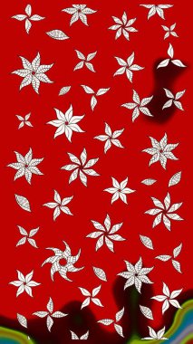 Renkli Yaz Temalı eskiz kalıbı. Yazdır. Güzel kumaş deseni. Raster çiçekli arka plan. Düz Çiçek Elementleri Tasarımı. Güzel çizim şekli..