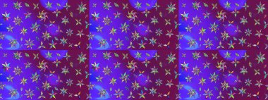 Güzel, parlak, pürüzsüz kumaş, tuval. Eski moda arka plan. Kıvırcık, parlak örgü. Raster illüstrasyonu. Desen, çizim, çiçek sınırı. Çiçeklerin çelengi.