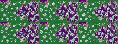 Küçük renkli çiçekler. Moda baskıları için zarif bir şablon. Robot resim. Motley illüstrasyonu. Küçük çiçekte güzel bir desen. Çiçekli bahar çiçekleri.