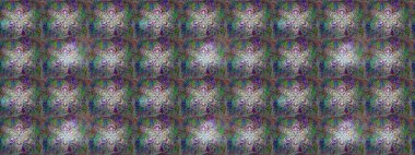 Düz Çiçek Elementleri Tasarımı. Çiçek deseni. Kusursuz Chichi kumaş deseni. Renkli Bahar Temalı Kusursuz Arkaplan. Raster illüstrasyonu.