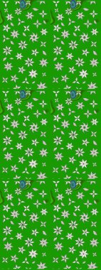 Küçük yeşil ve nötr çiçeklerle oldukça eski bir besin torbası deseni. Tekstil, kumaş, kapaklar, duvar kağıtları, baskı, naylon, koleksiyon defteri, örgü, dekupaj için güzel bir eskiz. Millefleurlar