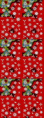 Anti-stres için soyut örnek sayfası. Raster illüstrasyonu. Kırmızı renklerde.